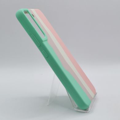 Силиконовый чехол Full Cover для Samsung S22+ Rainbow №4