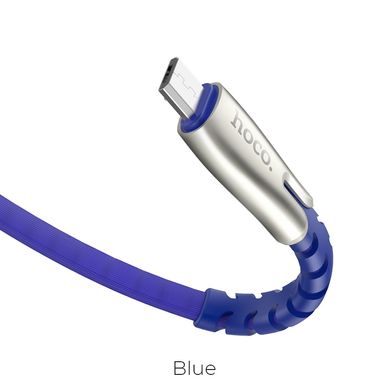 USB кабель HOCO U58 Core micro 3A/1,2m blue