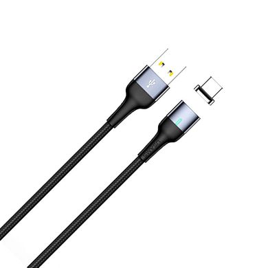 USB кабель магнітний Usams US-SJ327 Type-C 3A/1m black