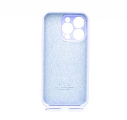 Силіконовий чохол Full Cover для iPhone 15 Pro lilac (dasheen) Full Camera