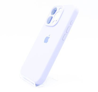 Силіконовий чохол Full Cover для iPhone 15 Pro lilac (dasheen) Full Camera
