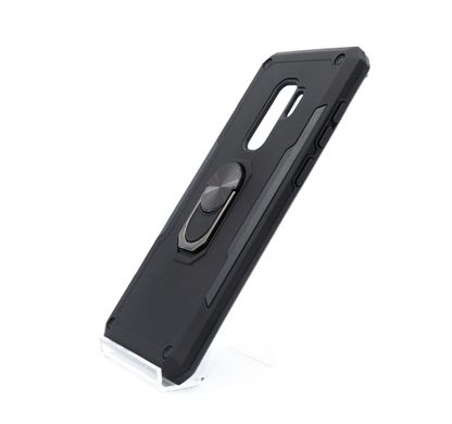 Чехол Serge Ring for Magnet для Samsung S9+ black противоударный