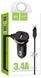 Автомобільний зарядний пристрій HOCO Z14 USB to Lightning 3.4A black