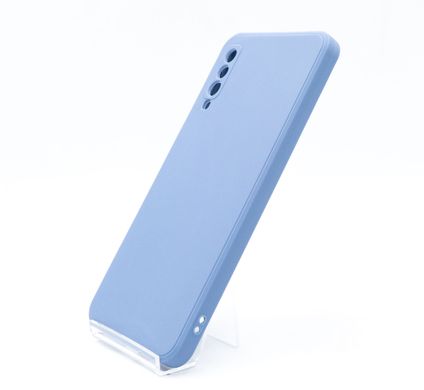 Силіконовий чохол Candy Full Camera для Samsung A7 (2018) A750 mist blue