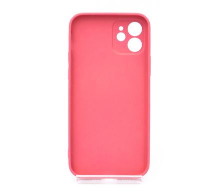 Силіконовий чохол Bright colors для iPhone 12 crimson (TPU)