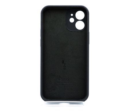 Силіконовий чохол Full Cover для iPhone 12 mini black Full Camera