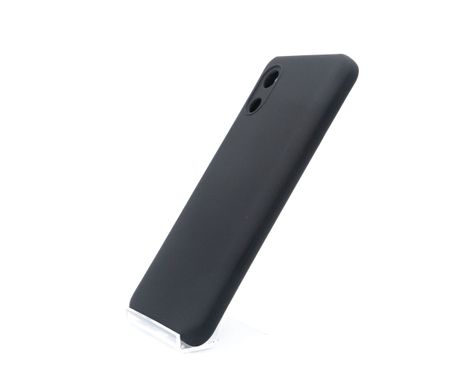 Силіконовий чохол Full Cover для Samsung A03 Core black Full Сamera без logo