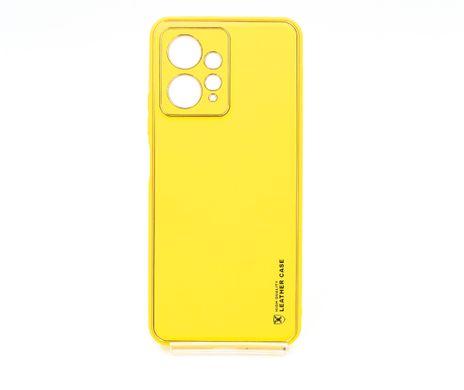 Чохол шкіра Xshield для Xiaomi Redmi Note 12 4G yellow Full Camera