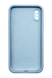 Силиконовый чехол Full Cover Square для iPhone X/XS mist blue Full Camera