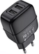 Сетевое зарядное устройство HOCO C77A Type-C 2.4A 2USB black