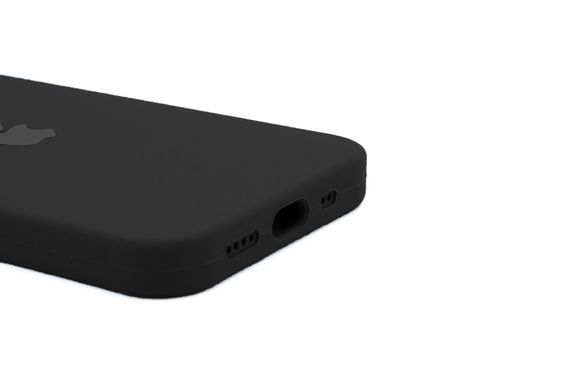 Силіконовий чохол Full Cover для iPhone 12 mini black Full Camera