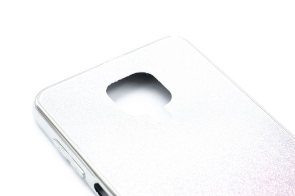 Чохол TPU + Glass для Xiaomi Redmi Note 9S/ Note 9 Pro малиновий Swarovski