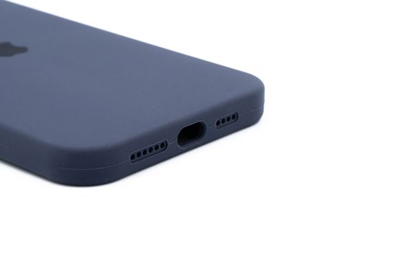 Силіконовий чохол Full Cover для iPhone 12 Pro Max midnight blue Full Camera