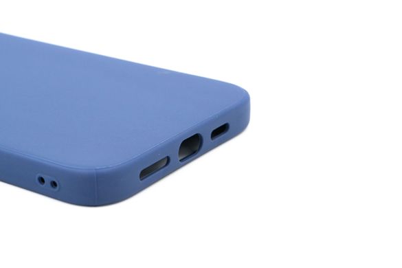 Силіконовий чохол Soft Feel для iPhone 13 Pro Max Candy dark blue