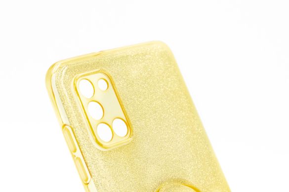 Силиконовый чехол SP Shine для Samsung A31 gold ring for magnet