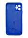 Силіконовий чохол Full Cover для iPhone 11 Pro shiny blue (indigo) Full Camera