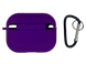 Чохол for AirPods Pro силіконовий ultra violet з мікрофіброю