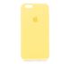 Силиконовый чехол Full Cover для iPhone 6 canary yellow