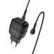 Сетевое зарядное устройство HOCO C77A Type-C 2.4A 2USB black