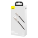 USB кабель Baseus Cafule Metal CALJK-B01 Lightning 2.4A/2m black