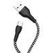 USB кабель Borofone BX39 Beneficial Micro 2.4A/1m black white