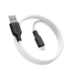 USB кабель Ridea RC-AI21 AirSiliconePro Micro 3A 1m white-black