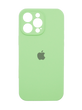 Силиконовый чехол Full Cover для iPhone 16 Pro Max pistashio Full Camera