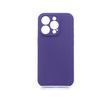 Силіконовий чохол Full Cover для iPhone 15 Pro amethyst Full Camera