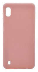 Силиконовый чехол Soft Feel для Samsung A10 pink