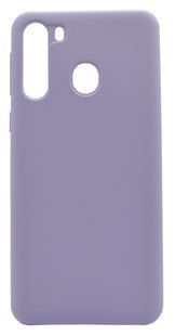 Силиконовый чехол Full Cover для Samsung A21 lilac без logo
