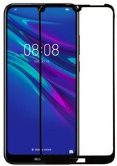 Защитное 2.5D стекло Full Coverage для Huawei Y6 2019 black Glasscove