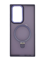 Чехол Matte Ring-MagSafe для Samsung S22 Ultra 5G purple