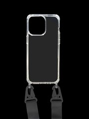 Чохол WAVE Clear with Strap для iPhone 13 clear/black