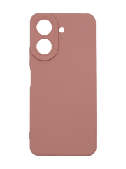 Силиконовый чехол SMTT для Xiaomi Redmi 13C pink sand Full Camera