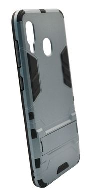 Накладка Protective для Samsung A20 / A30 dark gray з підставкою