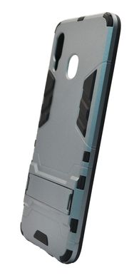 Накладка Protective для Samsung A20 / A30 dark gray з підставкою