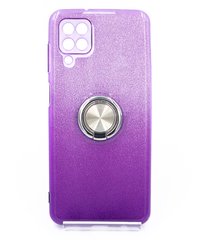 Силіконовий чохол SP Shine для Samsung A12 violet ring for magnet