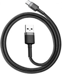 USB кабель Baseus CATKLF-AG1 3A Type-C 0.5m grey-black
