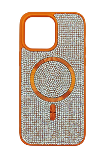 Чохол Diamond Magsafe для iPhone 14 Pro Max orange