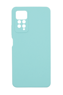 Силиконовый чехол Fibra для Xiaomi Redmi Note 11 Pro 4G/5G/Note 12 Pro 4G mint Full Camera