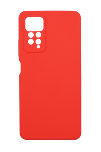 Силиконовый чехол Fibra для Xiaomi Redmi Note 11 Pro 4G/5G/Note 12 Pro 4G red Full Camera