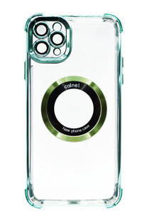Силиконовый чехол Glossy with MagSafe для iPhone 11 Pro Max green