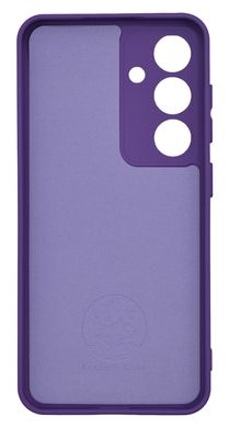 Силиконовый чехол Full Cover для Samsung S24 purple Full Camera без logo