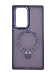 Чехол Matte Ring-MagSafe для Samsung S22 Ultra 5G purple