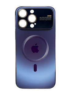 Чохол PC Slim Case Sapphire with MagSafe для iPhone 14 Pro Max deep purple Full Camera