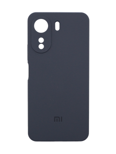 Силіконовий чохол Full Cover для Xiaomi Redmi 13C/Poco C65 dark gray (AAA) Full Camera