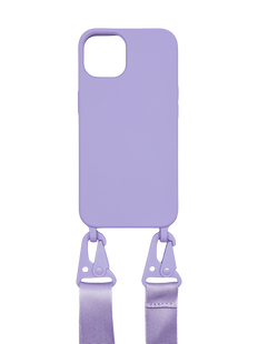 Силіконовий чохол Strap для iPhone 13 lilac