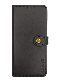 Чохол-книжка шкіра для Motorola Moto G85 black Getman Gallant PU