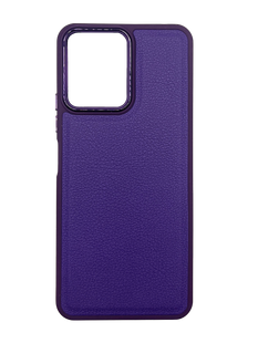 Силіконовий чохол Leather Case Classic для Xiaomi Redmi 12 violet