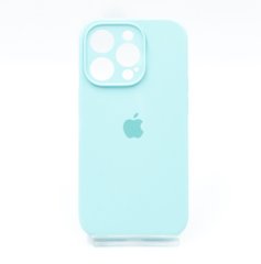 Силіконовий чохол Full Cover для iPhone 14 Pro mint gum Full Camera